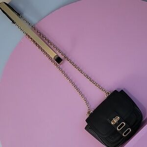 Tila March Paris Black Leather Mini Crossbody bag 💝🖤❤️‍🔥